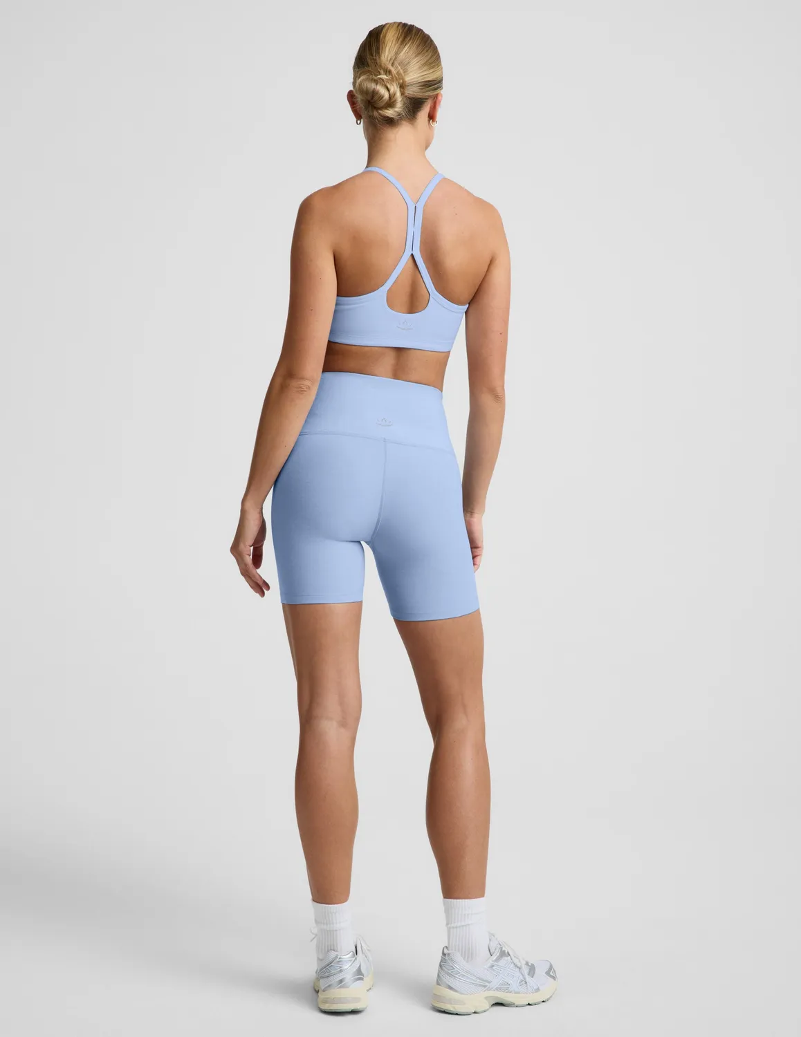 Beyond Yoga Spacedye Keep Pace 5" cykelshorts Pastel Periwinkle