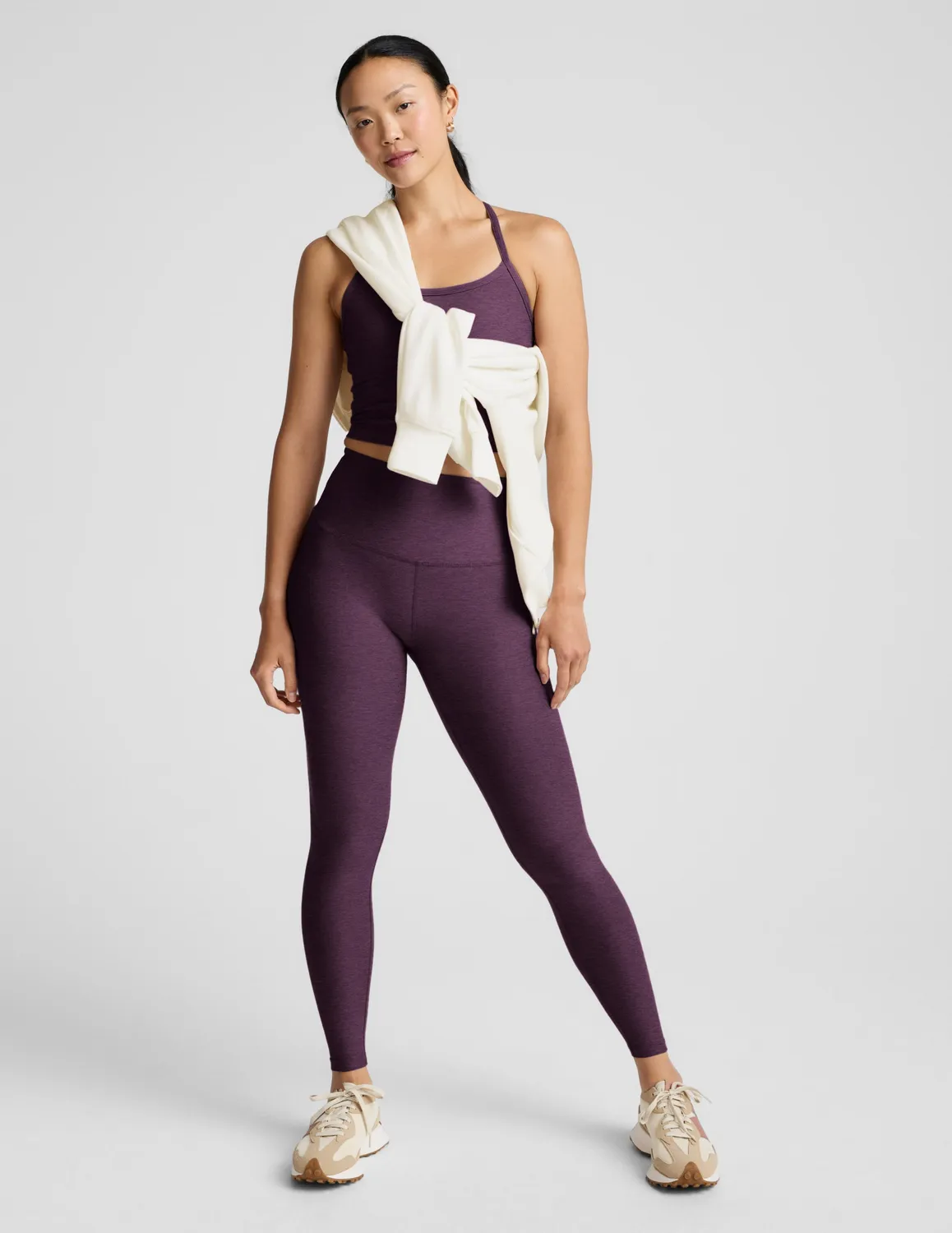 Beyond Yoga Spacedye Caught In The Midi tights Brilliant Blackberry hög midja