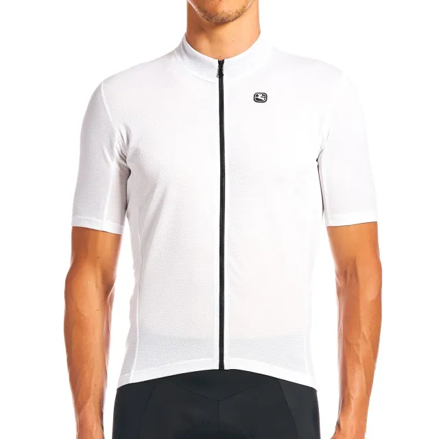 Giordana Fusion cykeltröja vit mjuk UPF 40