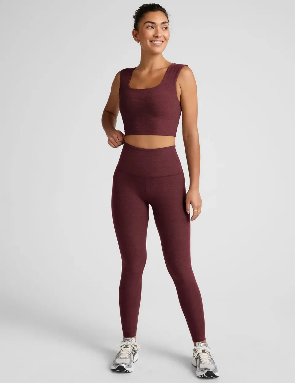 Beyond Yoga Spacedye Vitalize leggings Midnight Burgundy Heather