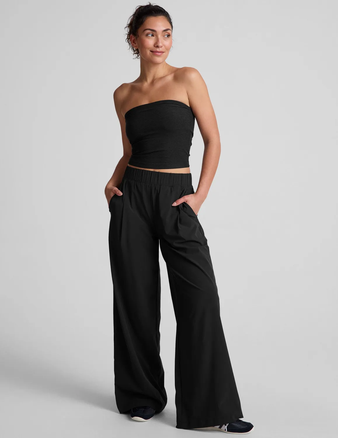 Beyond Yoga Spacedye Strapless Top tubtopp Darkest Night