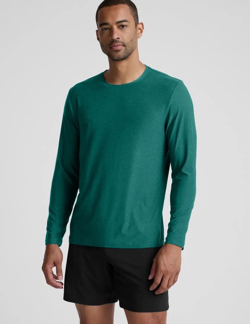 Beyond Yoga Always Beyond Long Sleeve Crew 2.0 tröja Teal Sea