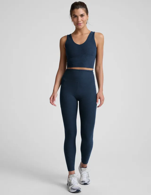 Beyond Yoga Spacedye Be Free Pocket leggings Nocturnal Navy fickor