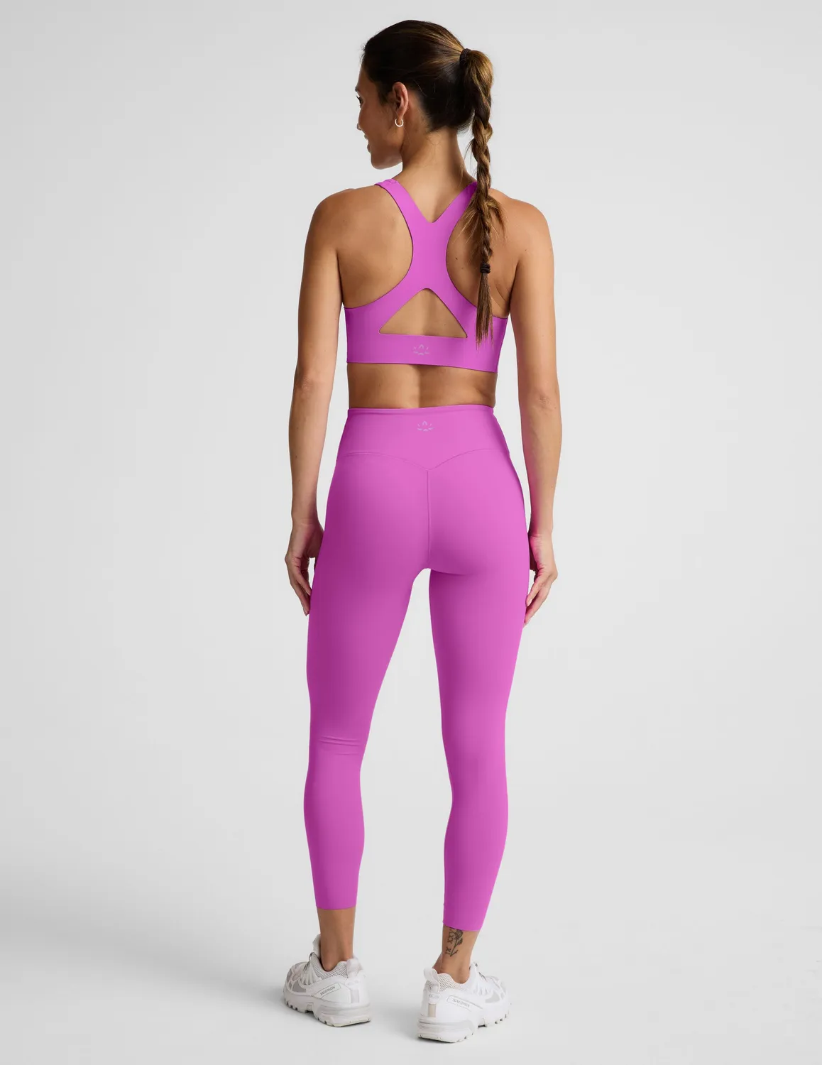 Beyond Yoga Glowzone High Waisted Midi Leggings Electric Fuchsia rosa
