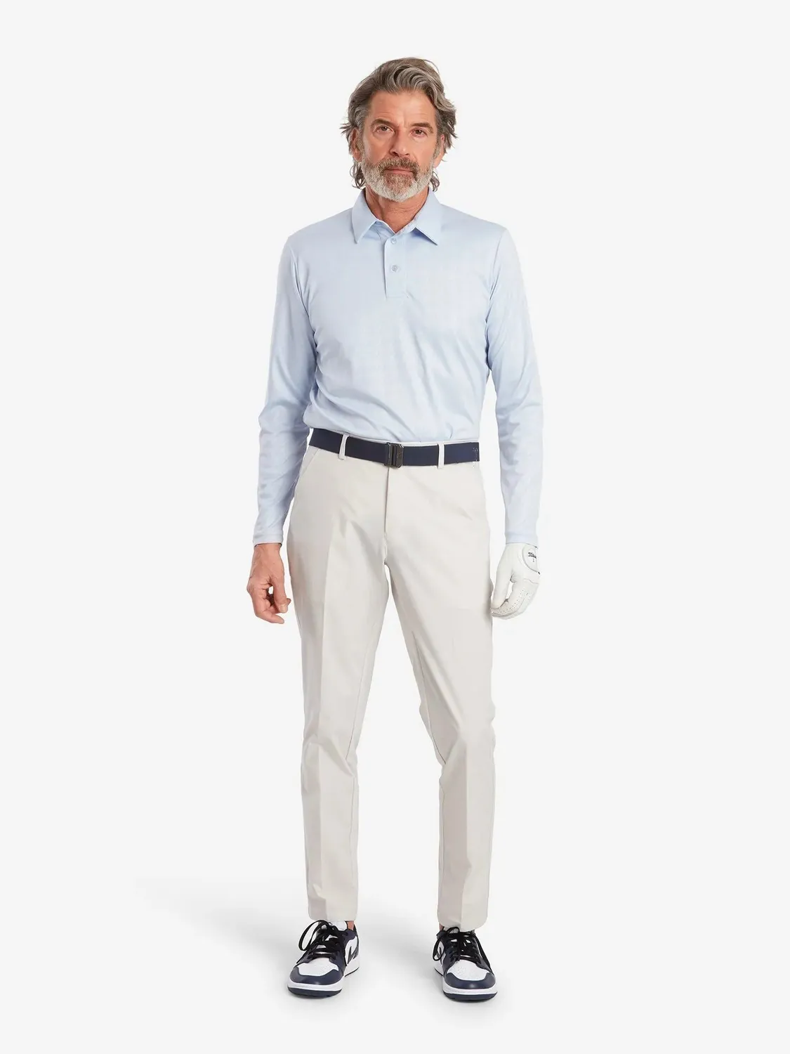 Cross Sportswear M Byron Lux CH 34 golfbyxor herr pebble grey