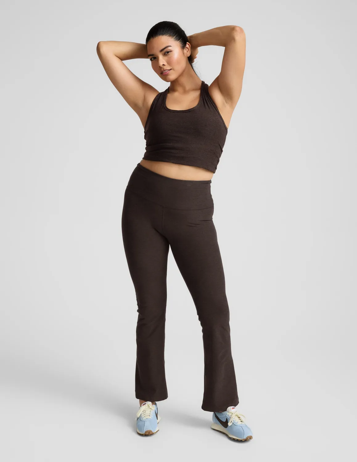 Beyond Yoga Spacedye Practice 31" Bootcut byxor Dark Chocolate