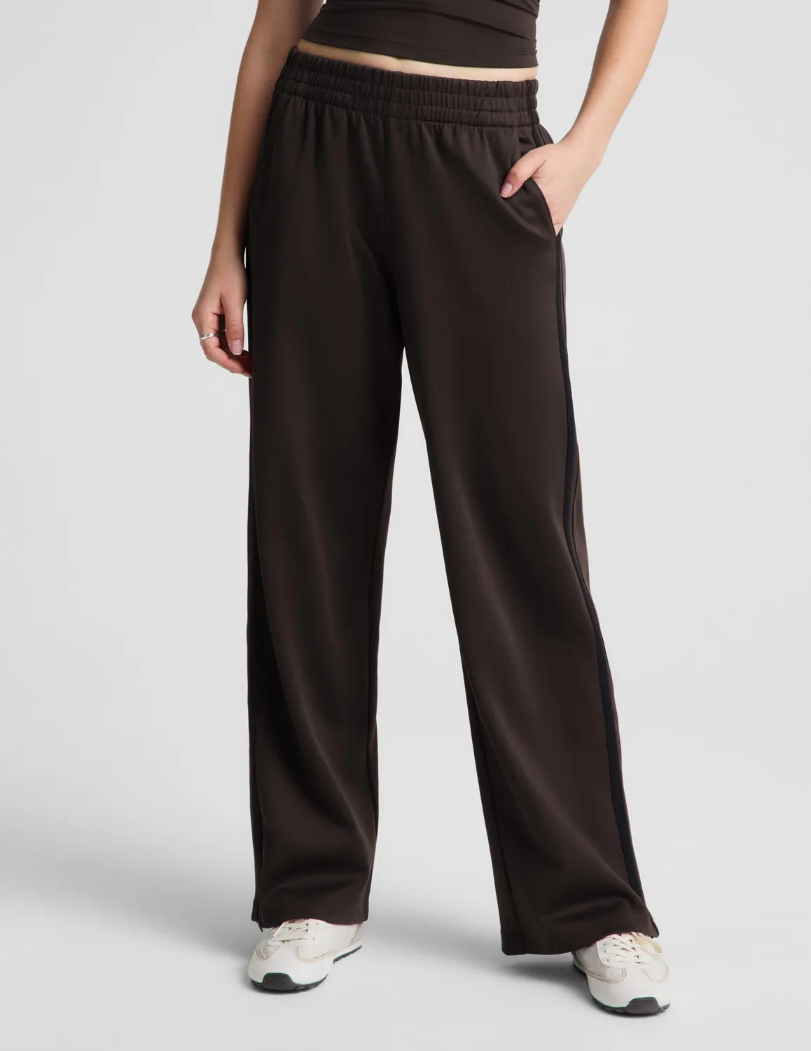 Beyond Yoga That Tracks Pant 31" träningsbyxor Dark Chocolate