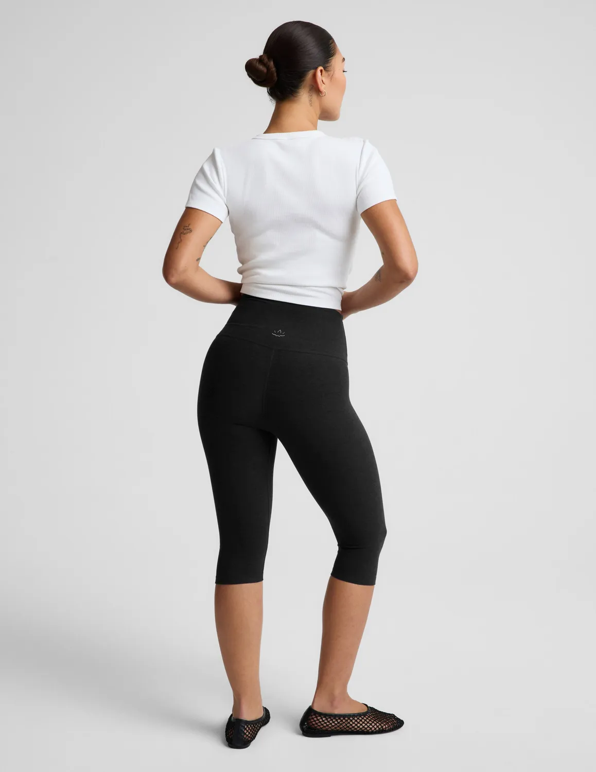 Beyond Yoga Spacedye Pedal Pusher leggings Darkest Night 3/4