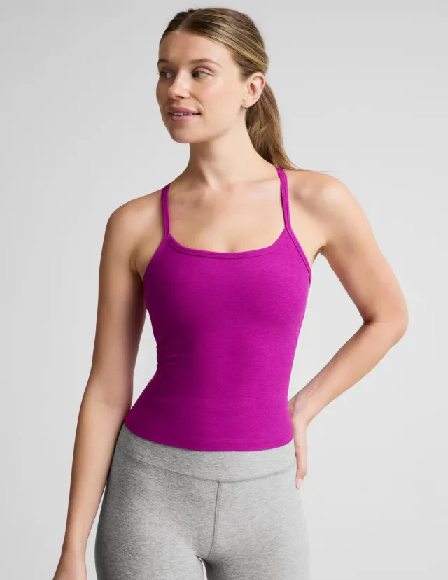 Beyond Yoga Spacedye Slim Racerback Midway linne Berry Bliss