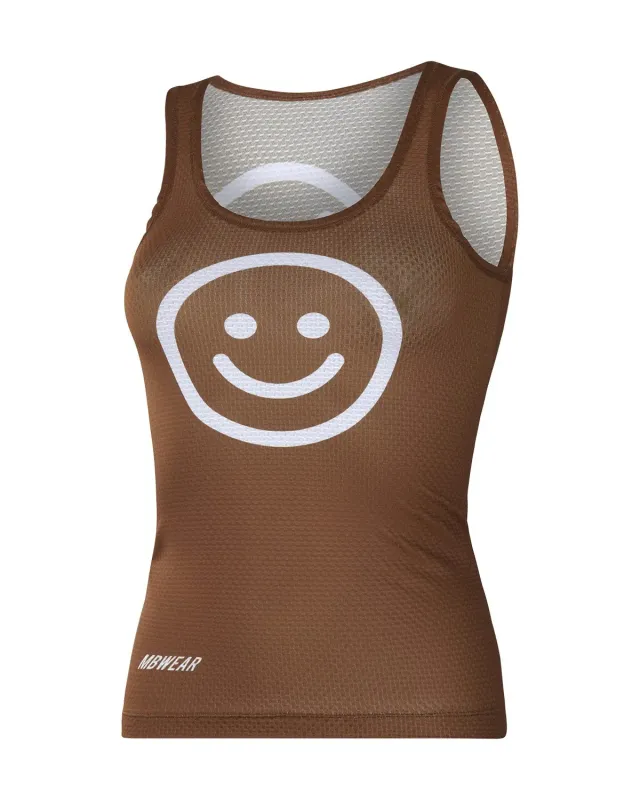 MB Wear Superlight Smile linne dam brun