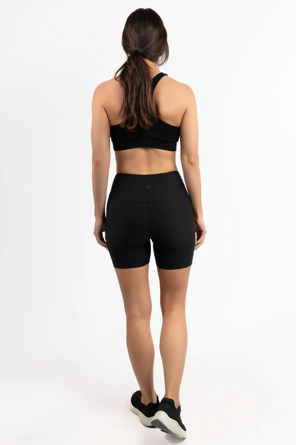Tripulse Fitness Original Tencel träningsshorts svart hög midja
