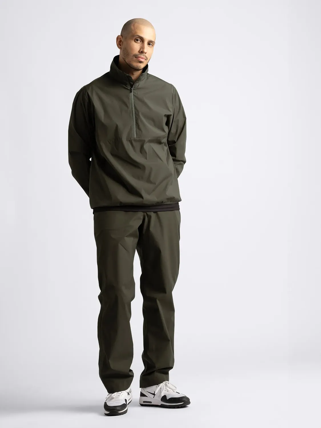 Cross Sportswear Essex windbreaker mörkgrön M långärm