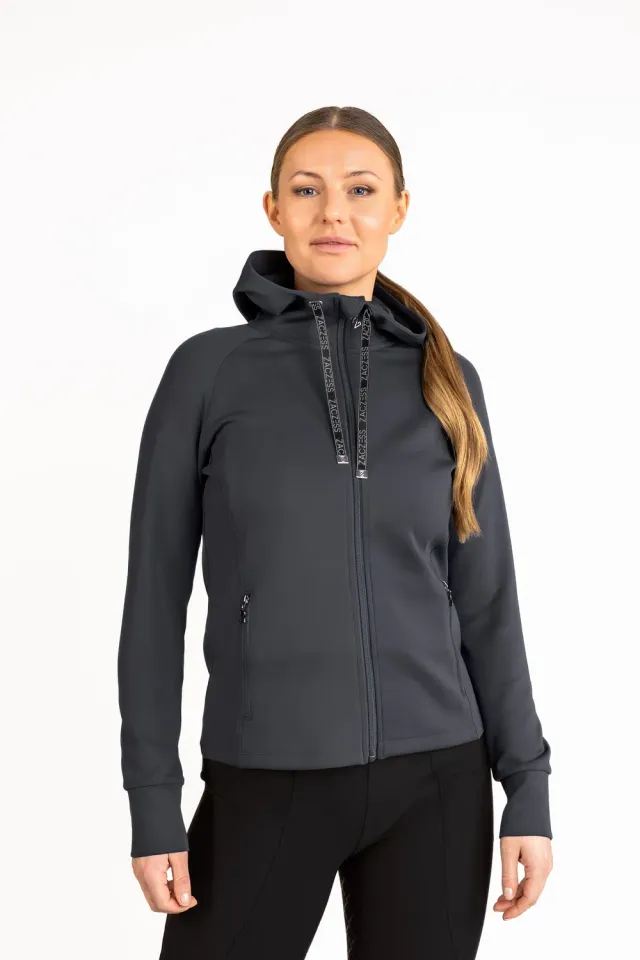ZacZess Brooklyn Grey hoodie grå S-2XL
