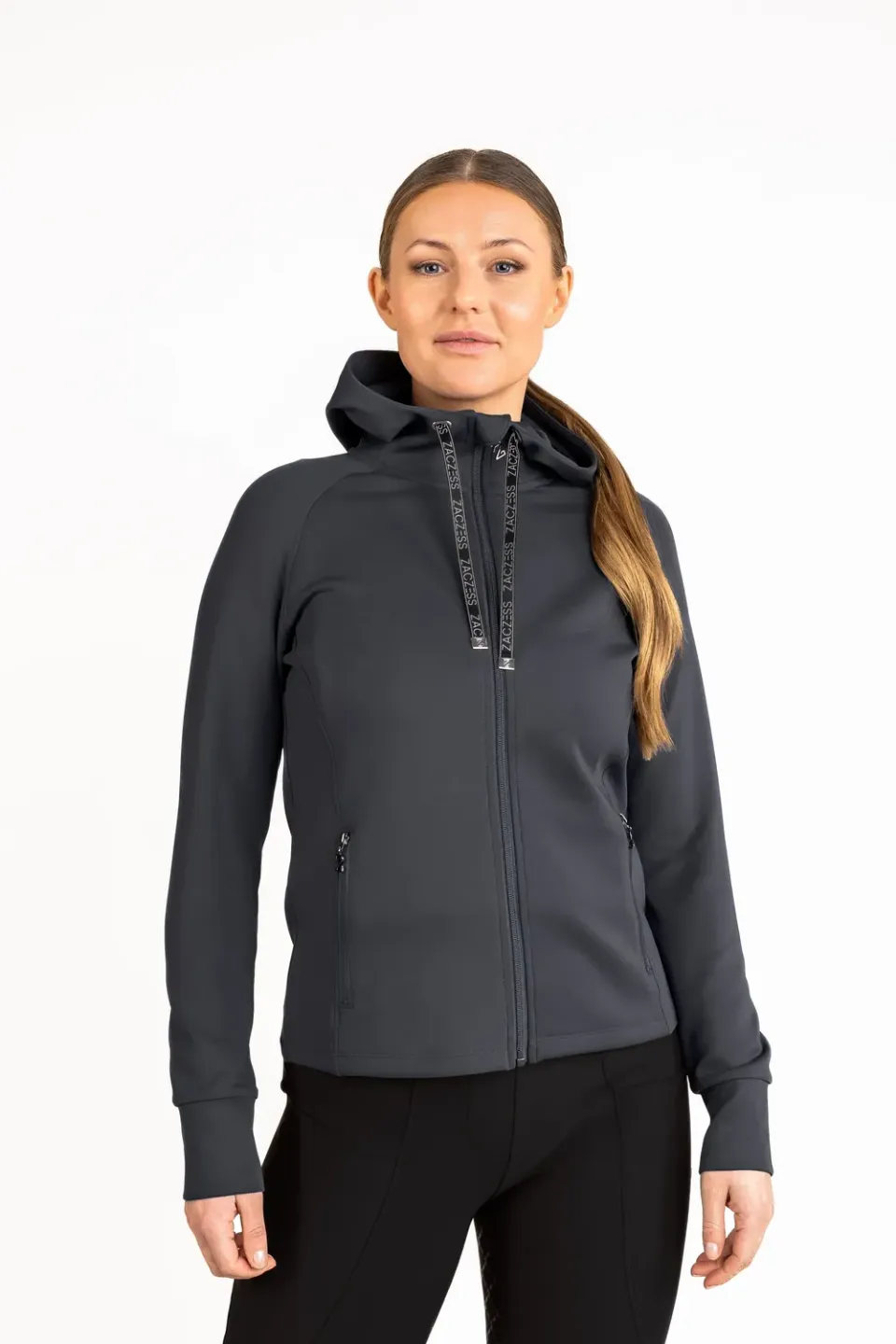 ZacZess Brooklyn Grey hoodie grå S-2XL