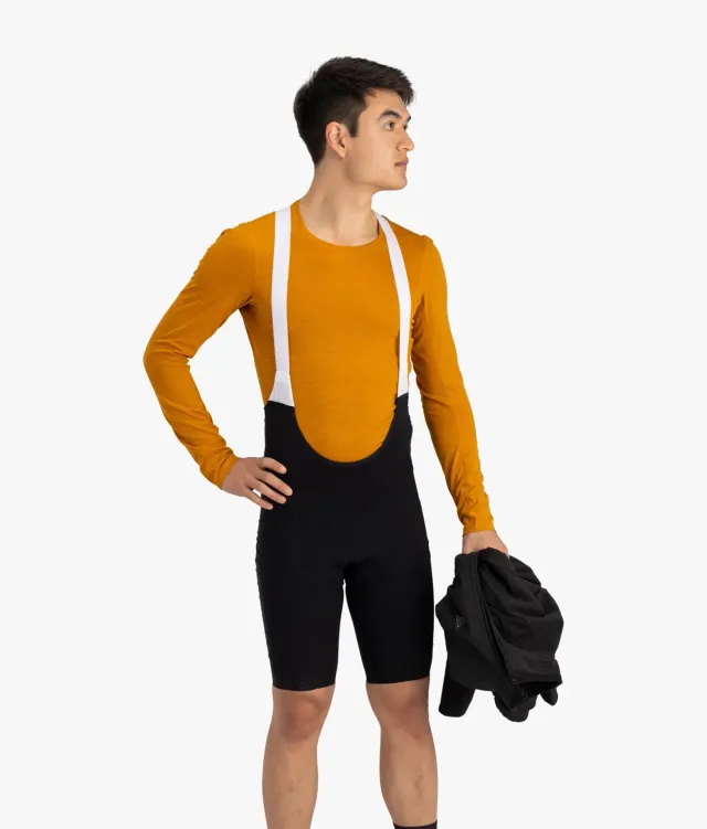 7MESH Horizon underställströja herr Butterscotch långärmad