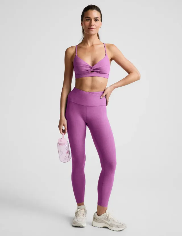 Beyond Yoga Spacedye At Your Leisure High Waisted Midi Legging tights fuchsia