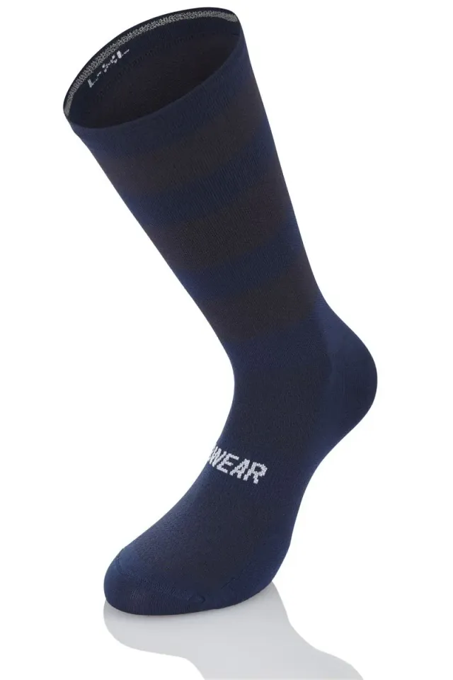 MB Wear Sahara EVO Blue cykelstrumpor S/M tunna