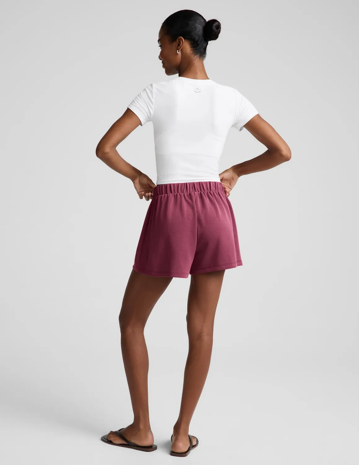Beyond Yoga Luxe Sandwash skort Muted Mauve stretch