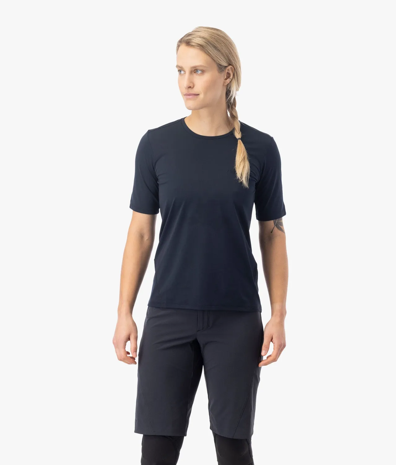 7MESH Atlas Short Sleeve Shirt dam t-shirt svart UPF30+