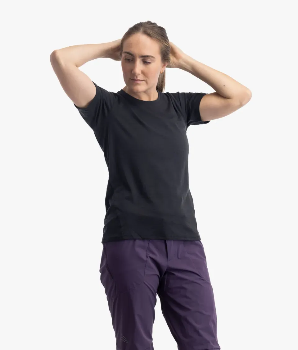 7MESH Desperado Merino kortärmad tröja Svart andas