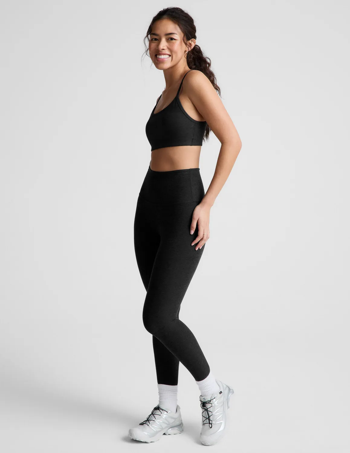 Beyond Yoga Spacedye Forever Bra sport-bh Darkest Night lätt stöd