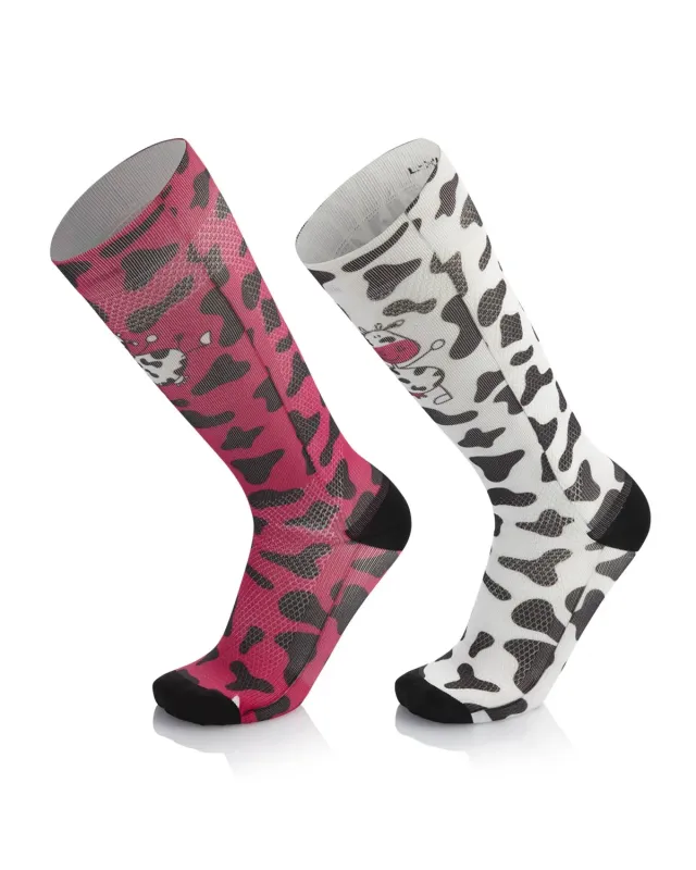 MB Wear Fun Ski Star skidstrumpor Mucca mönstrad