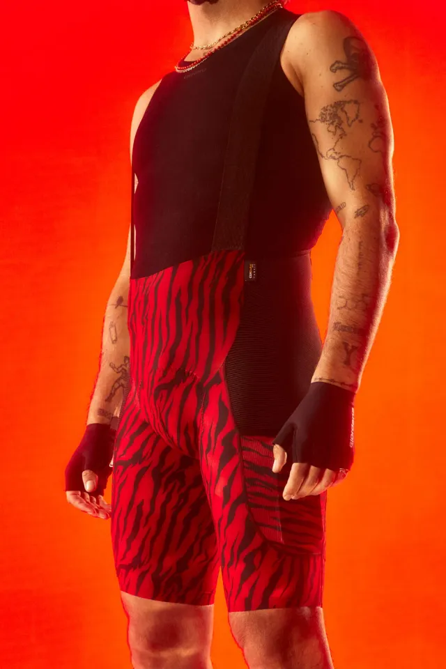 Giordana Beyond Gravel Tiger Cargo cykelbyxor röd