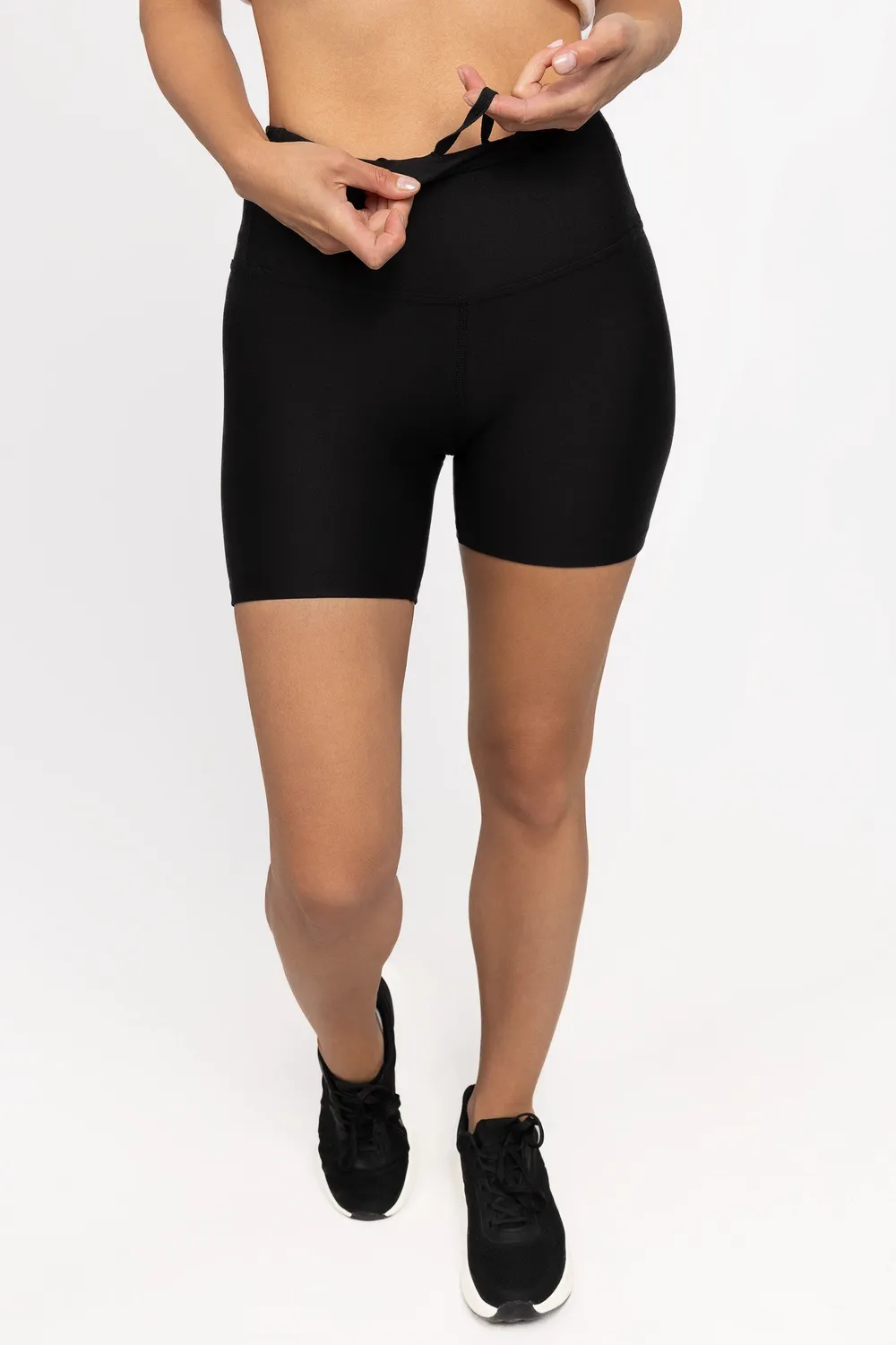 Tripulse Fitness Original Tencel träningsshorts svart hög midja
