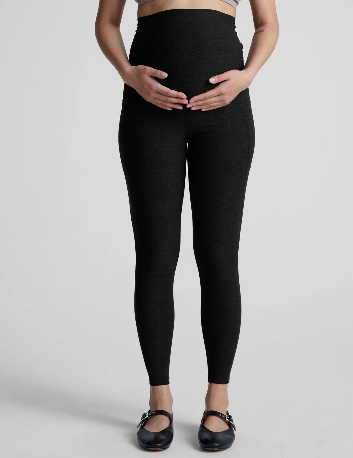 Beyond Yoga Spacedye Love the Bump gravidlegging Darkest Night