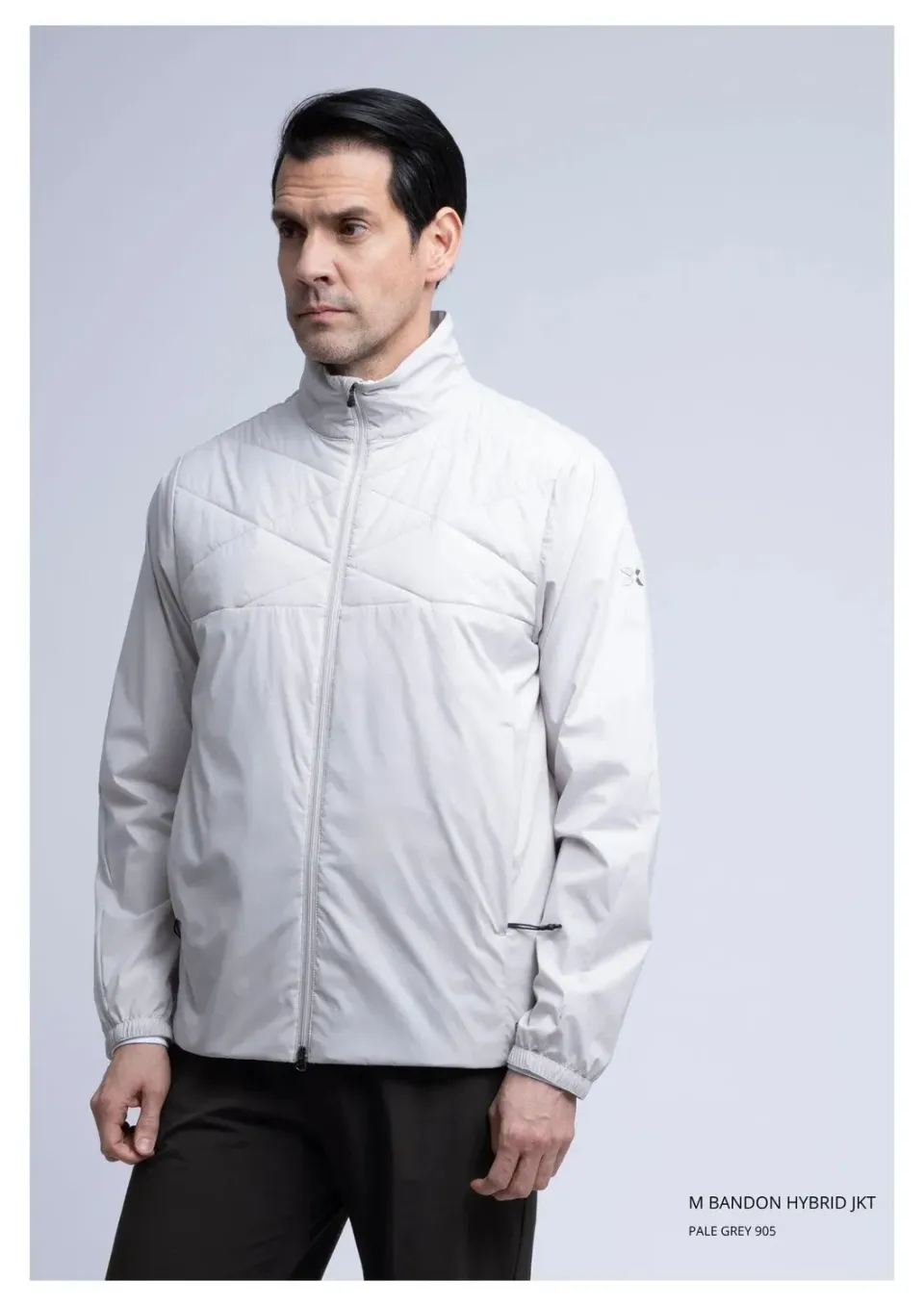 Cross Sportswear Bandon Hybrid golfjacka pale grey