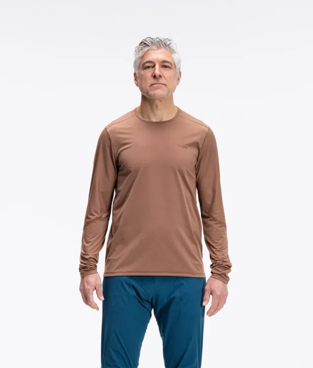 7MESH Atlas långärmad skjorta Toffee UPF30+