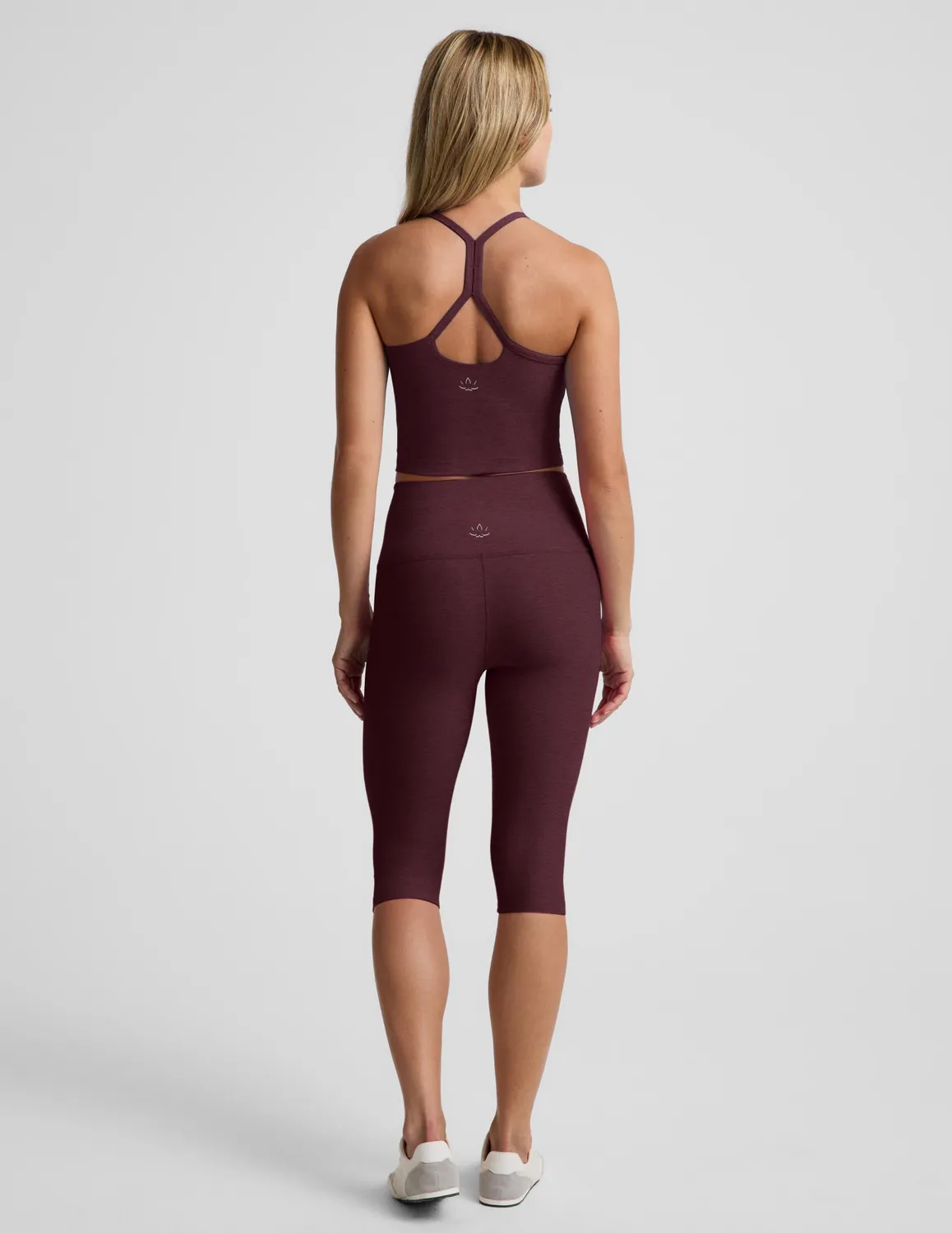 Beyond Yoga Spacedye Pedal Pusher capri Cabernet hög midja