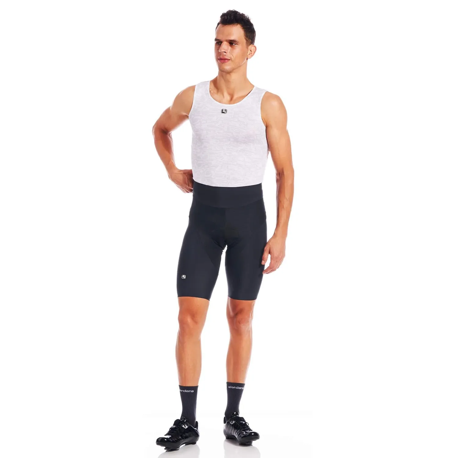 Giordana Lungo cykelshorts svart medium kompression
