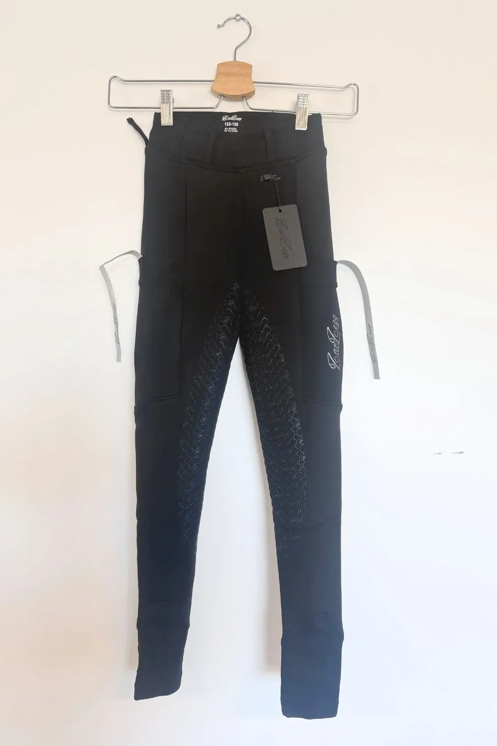 ZacZess Teddy leggings junior svart 122-128