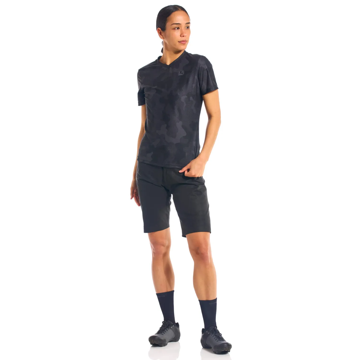 Giordana MTB cykeltröja camosvart lös
