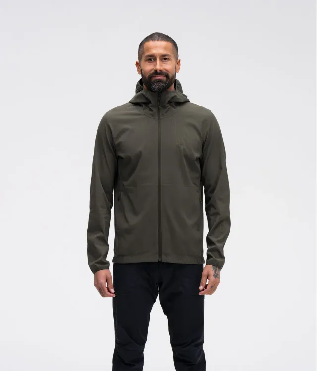 7mesh Spruce hoodie herr dark shadow lätt
