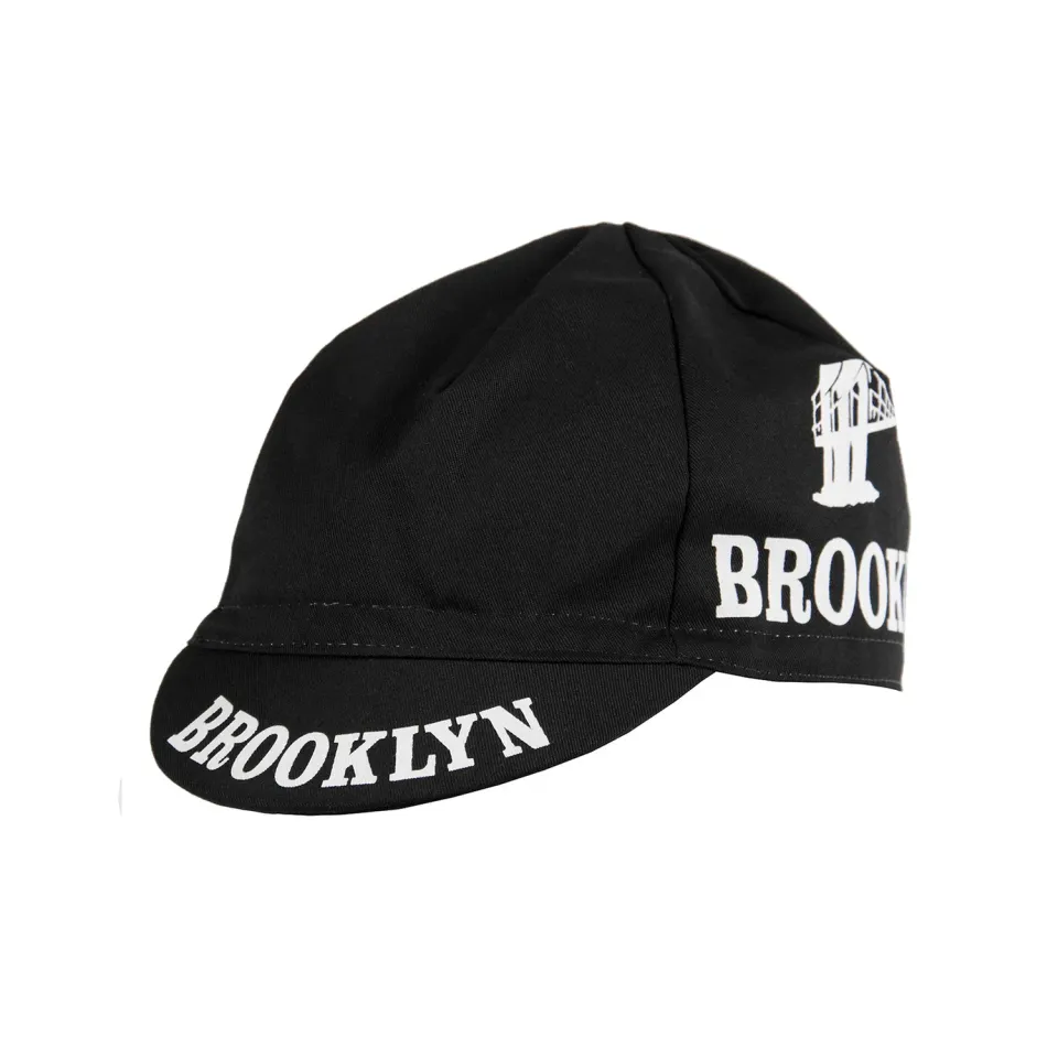 Giordana Team Brooklyn Cap cykelkeps svart bomull