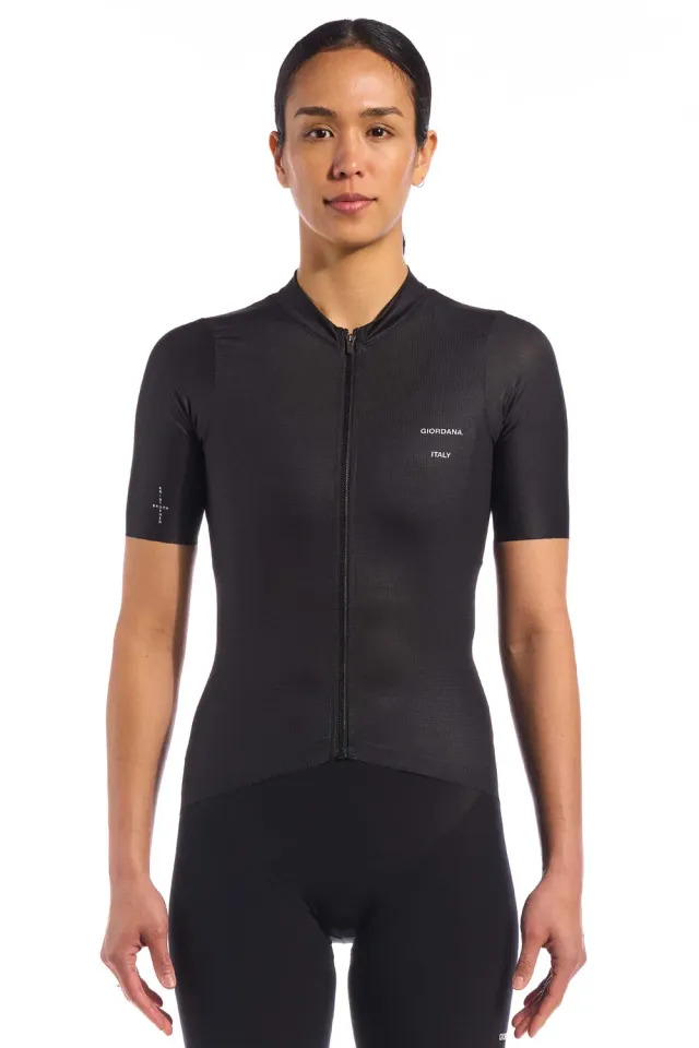 Giordana KB cykeltröja dam kort ärm blå UPF50+