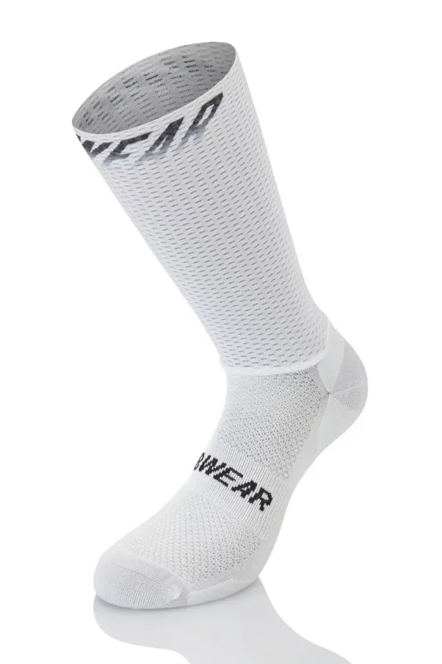 MB Wear Aero Dry cykelstrumpor vit S/M