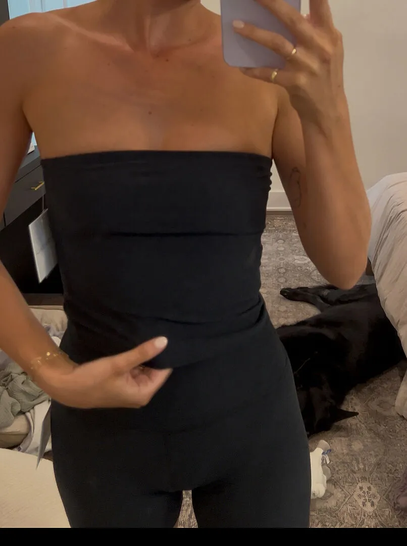 Beyond Yoga Spacedye Strapless Top tubtopp Nocturnal Navy