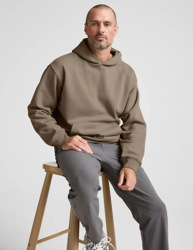 Beyond Yoga LuxeFleece Classic hoodie mushroom varm