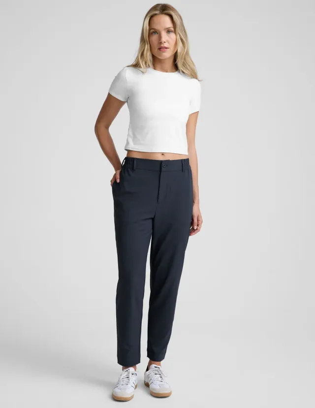 Beyond Yoga Status Tapered Pant byxor Nocturnal Navy blå
