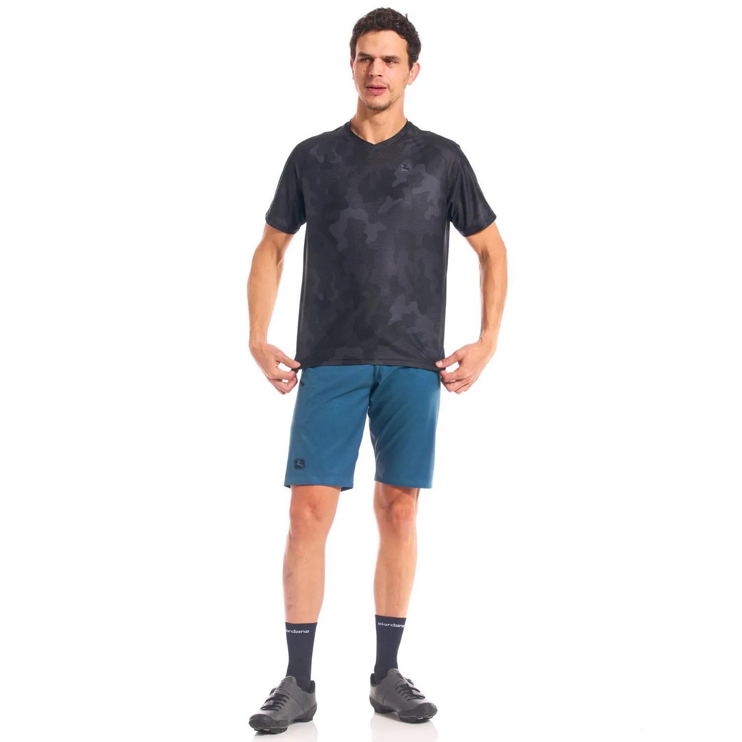 Giordana MTB cykeltröja olive relaxed slittålig