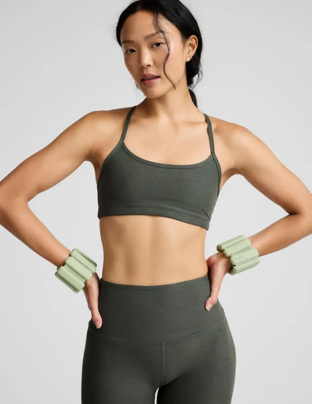 Beyond Yoga Spacedye Slim Racerback sportbh Dusty Forest mörkgrön