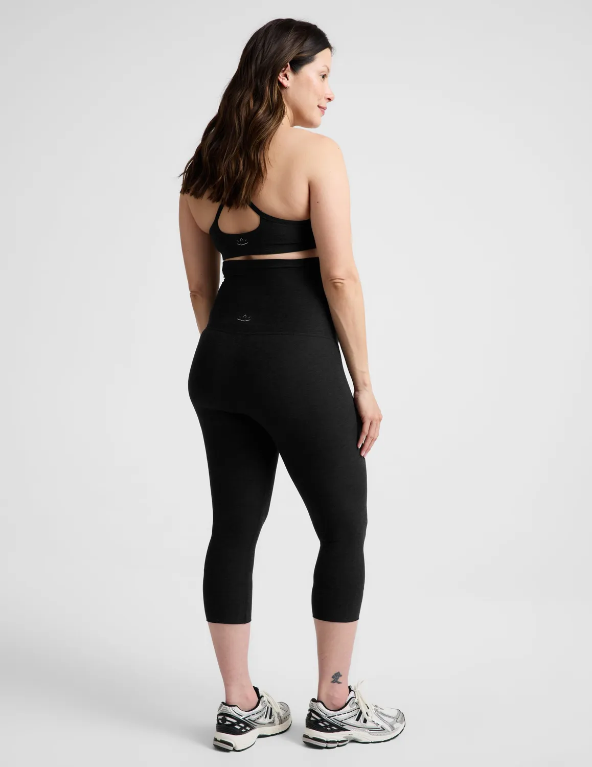 Beyond Yoga Spacedye Love the Bump caprileggings svart gravid