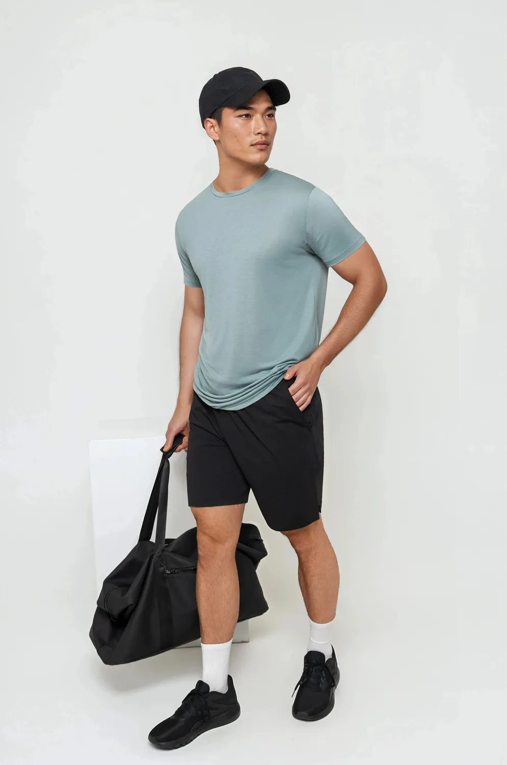 Tripulse AER t-shirt herr Eucalyptus Green naturfiber