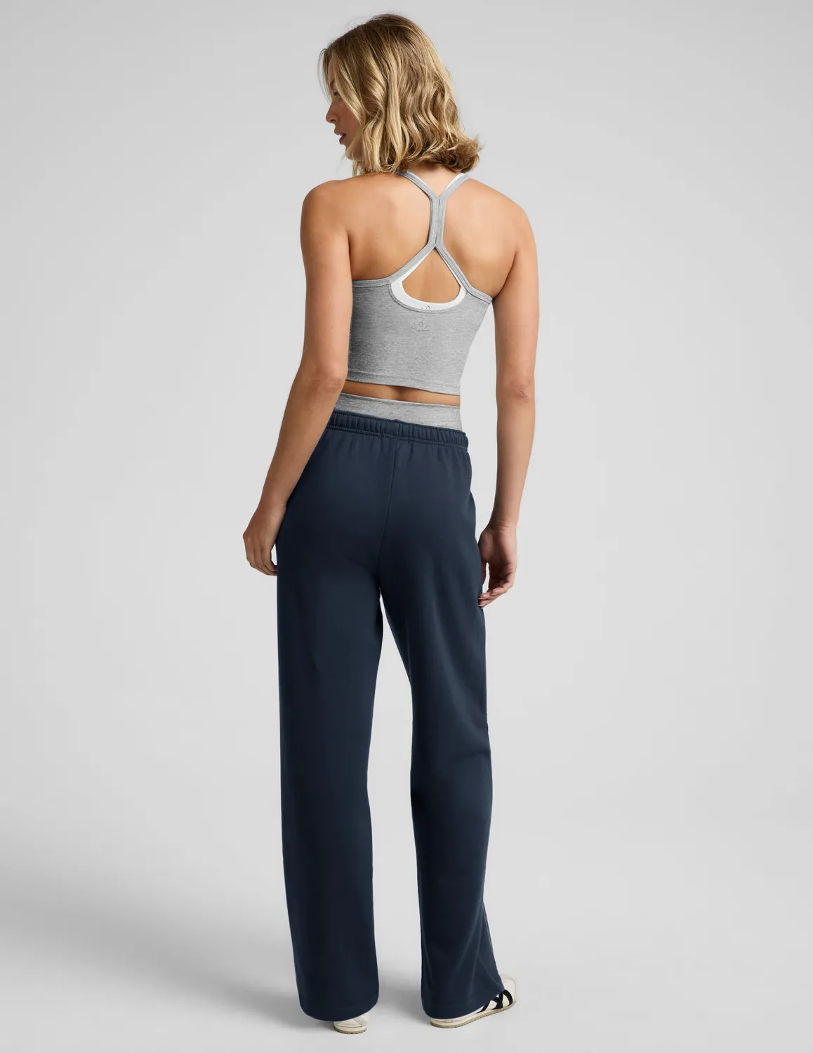 Beyond Yoga LuxeFleece 2.0 Straight Leg Sweatpant 31" mjukisbyxor navy