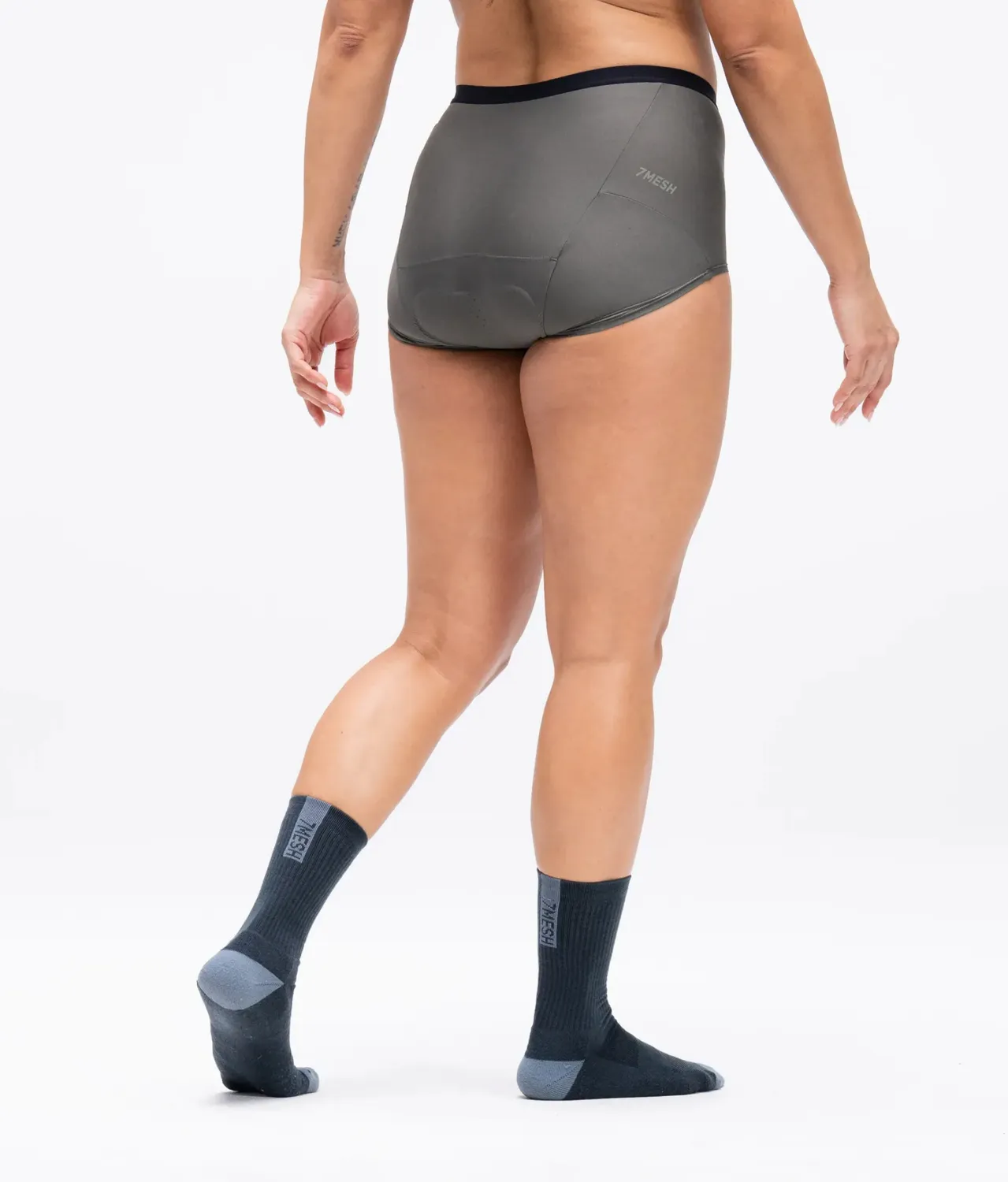 7MESH Foundation Boxer Brief cykeltrosor Dark Shadow luftiga