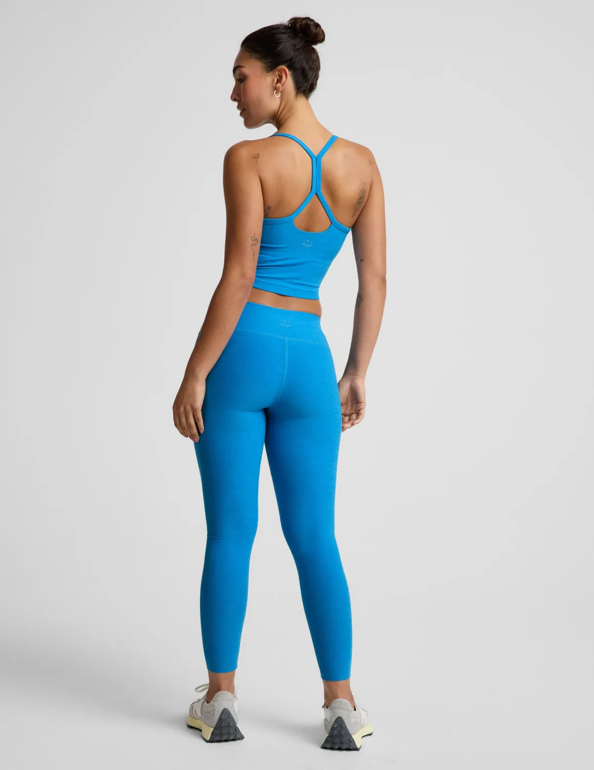 Beyond Yoga Spacedye Mid-Rise Legging tights Malibu Lagoon Heather