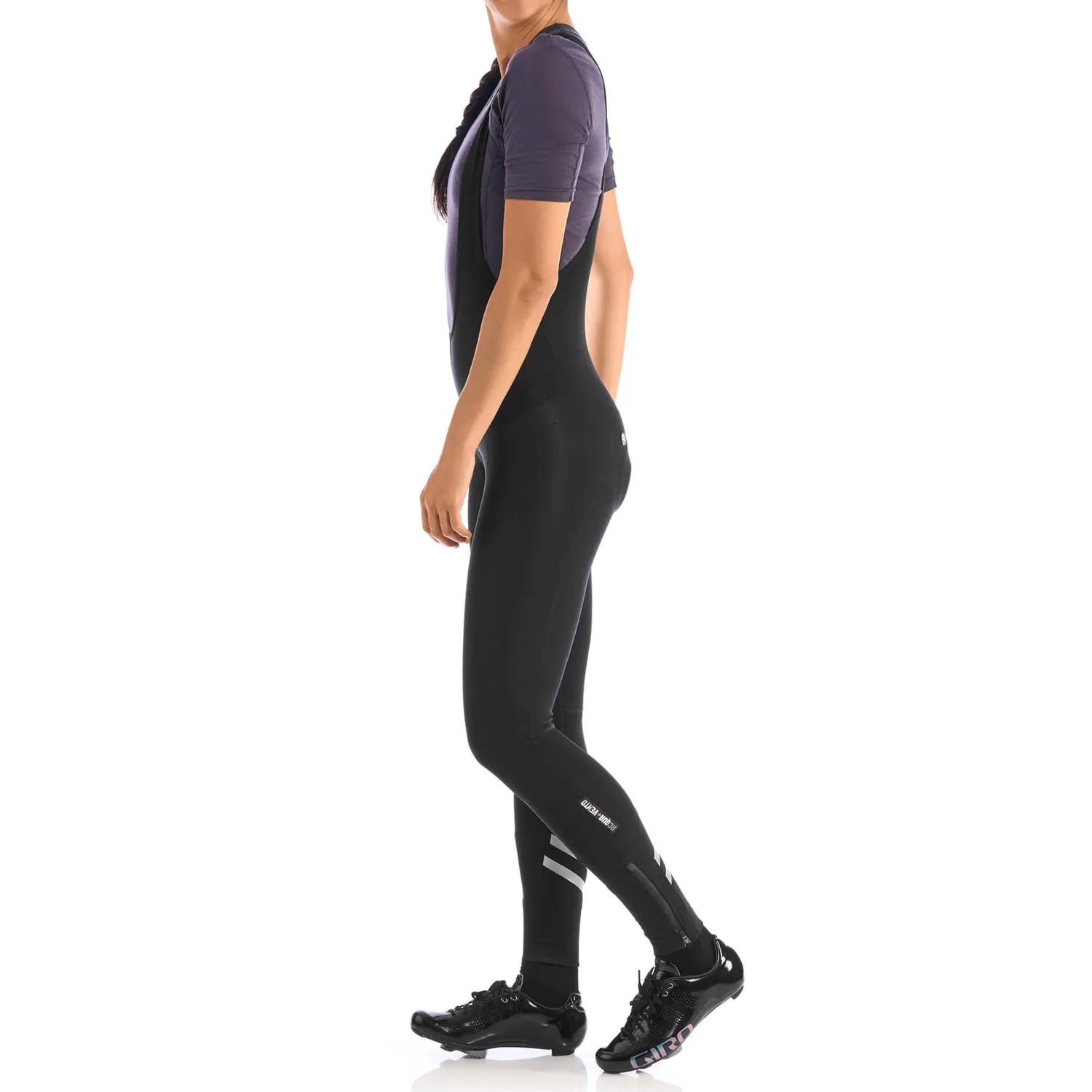 Giordana AV Windfront bib tights dam svart vinter